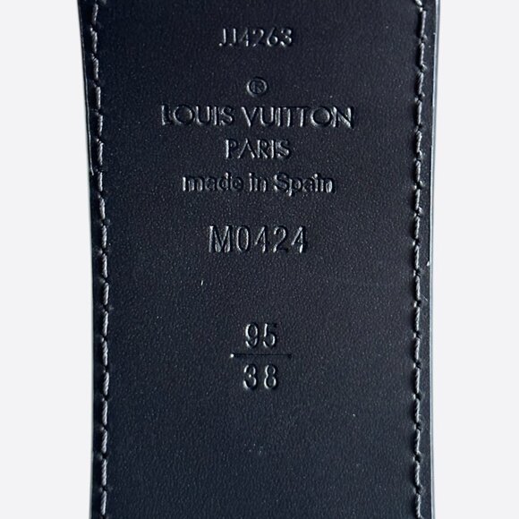 Louis Vuitton Black Taurillon Monogram Reversible Belt - Picture 3 of 3